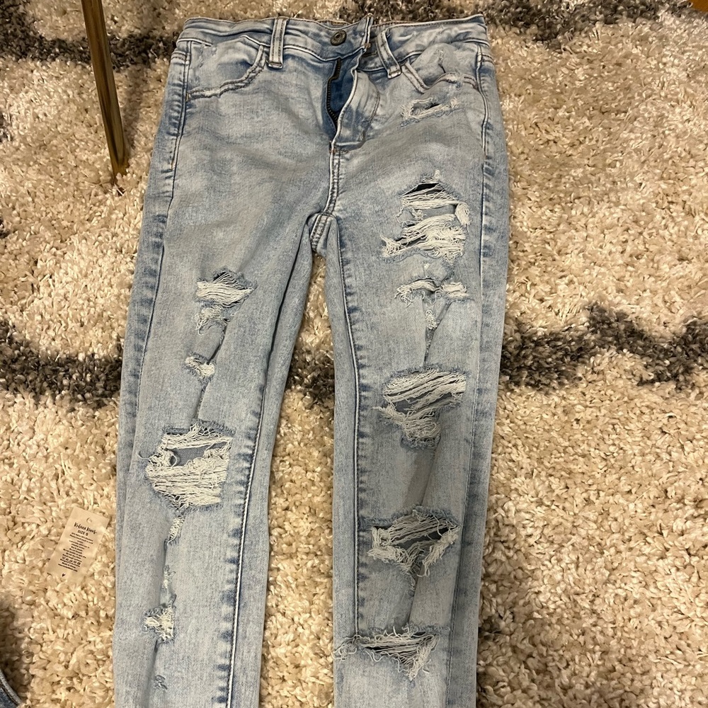 American eagle light wash jeans